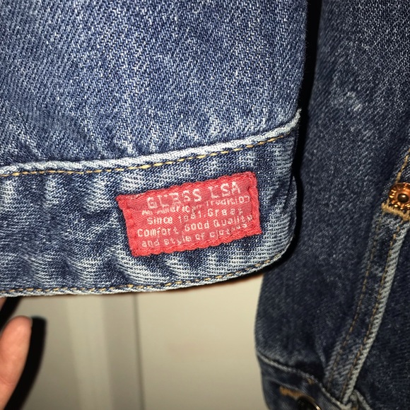 Vintage Guess Jean Jacket - Picture 4 of 8